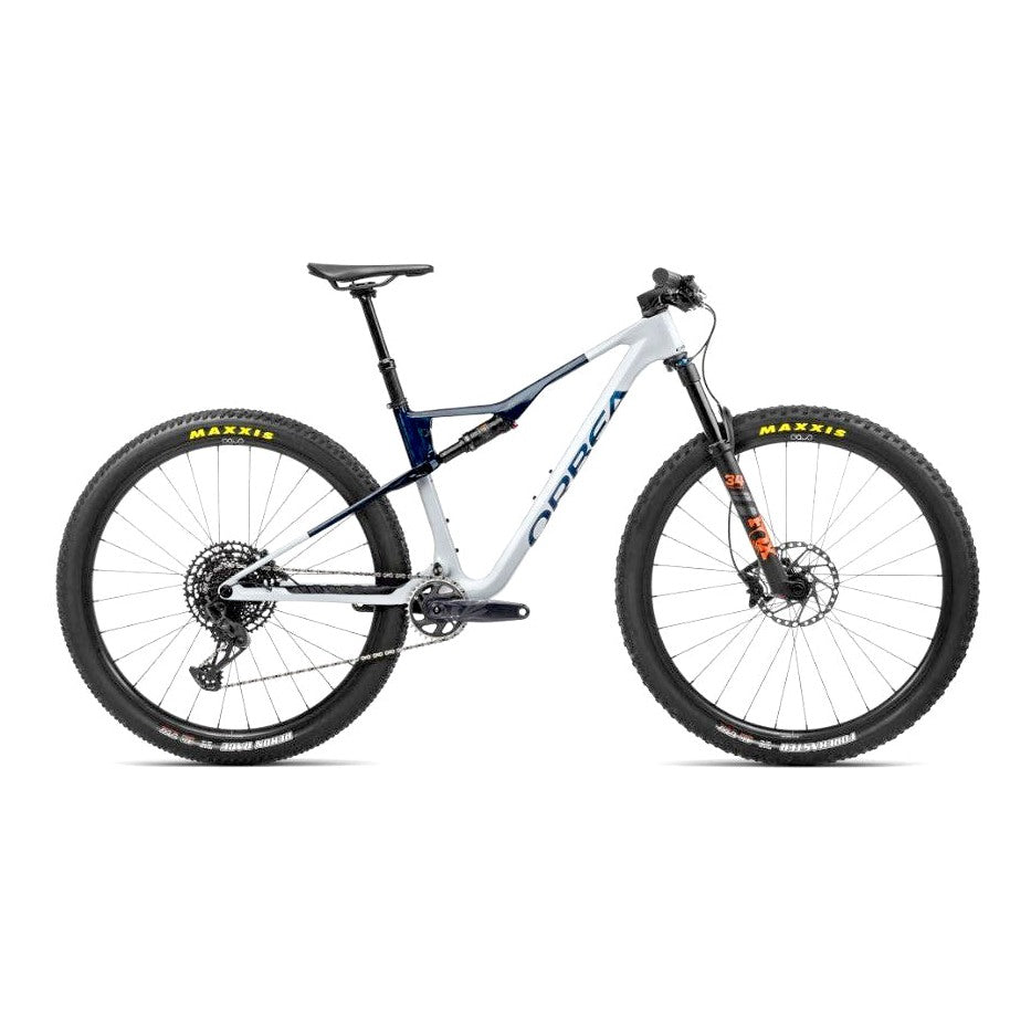 Orbea Oiz M21 2023 Halo Silver/Blue Carbon