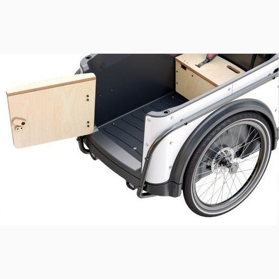 Dør i front til Royal Cargobike