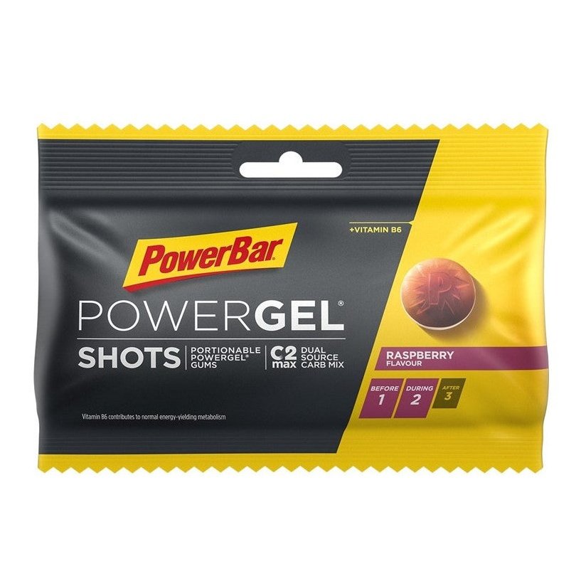PowerBar PowerGel shots Raspberry