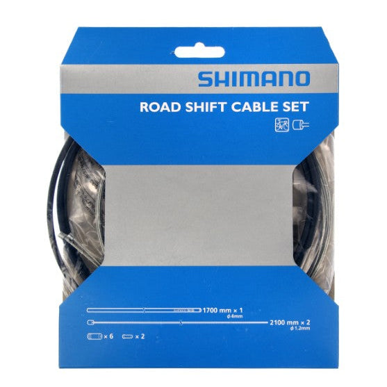 Shimano Racer gearkabel sæt sort