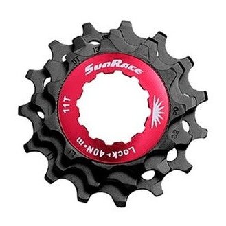 SUNRACE Kassette 11/13/15T 11sp inkl. låsering sort