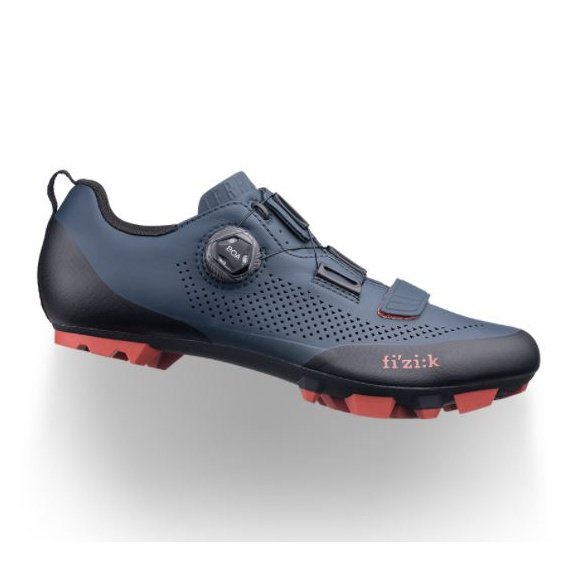 Fizik Terra X5 Volume control MTB sko Blå/Rød