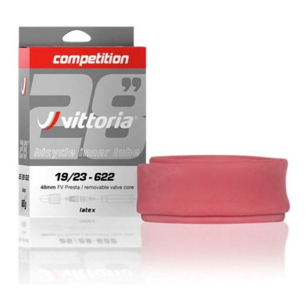 Vittoria Latex Slange Competition 700X19/23C 48mm Presta ventil
