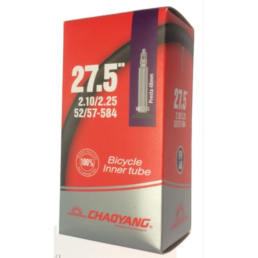 Chaoyang slange 27,5 x2,10/2.25 Presta 48 mm ventil