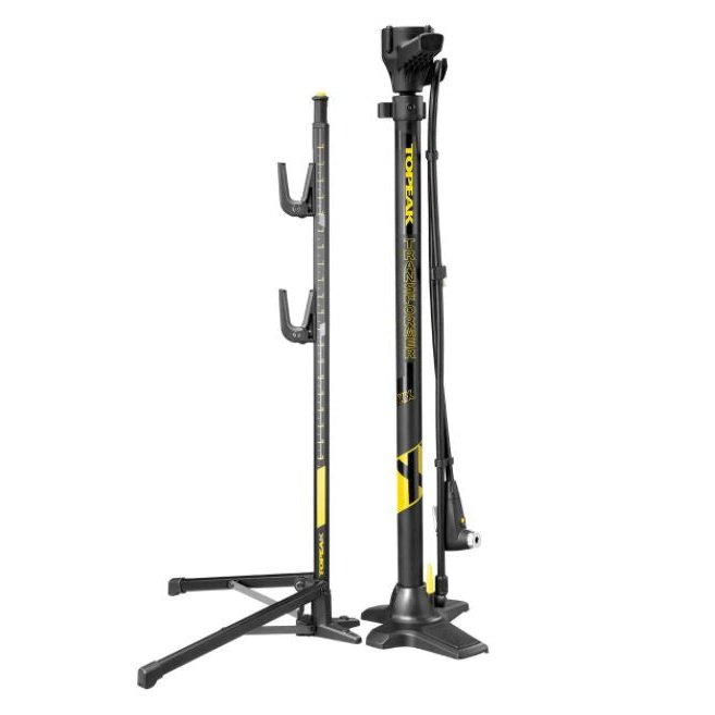 Topeak Transfomer XX Fodpumpe med Stativ