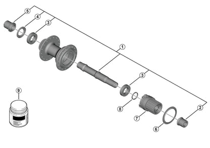 Shimano FH-TC600 micro spline Kassettehylster