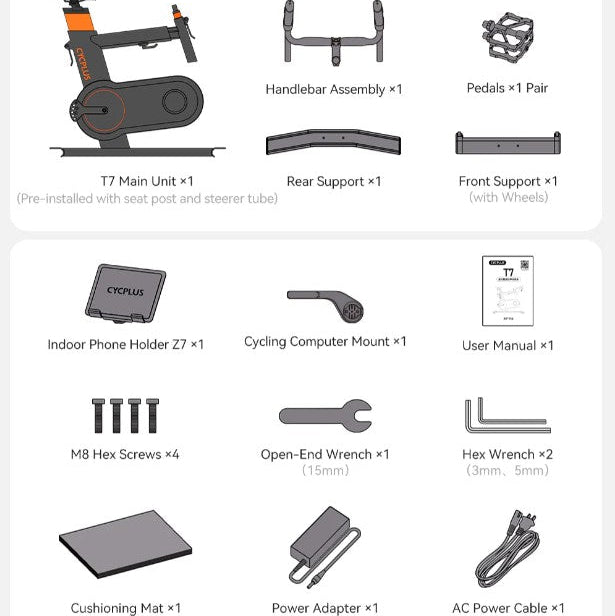 Cycplus T7 Smartbike