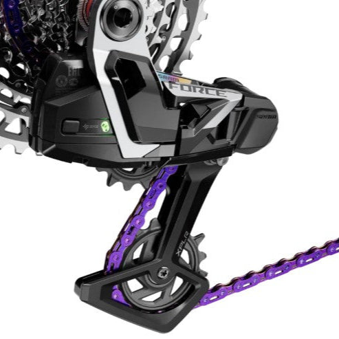 Sram Force E1 AXS 12/13 speed Purple Flattop Kæde