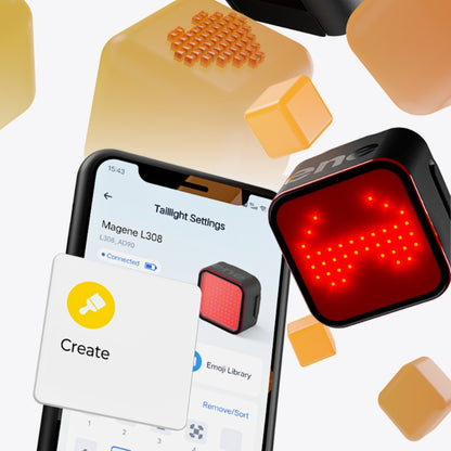 Magene L308 Smart Baglygte til sadel