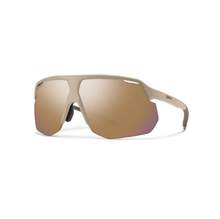 Smith Motive Matte Grey Brown W/ChromaPop Rose Gold Mirror Lens