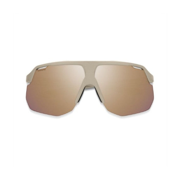 Smith Motive Matte Grey Brown W/ChromaPop Rose Gold Mirror Lens