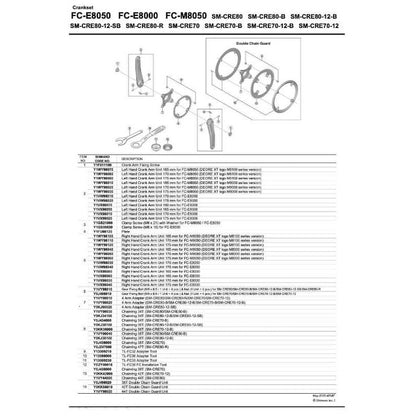 Shimano SM-CRE80 4 Armsadapter Flere Varianter