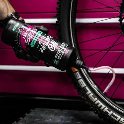 Opsætning til Tubeless inkl.ventiler og Tubeless væske