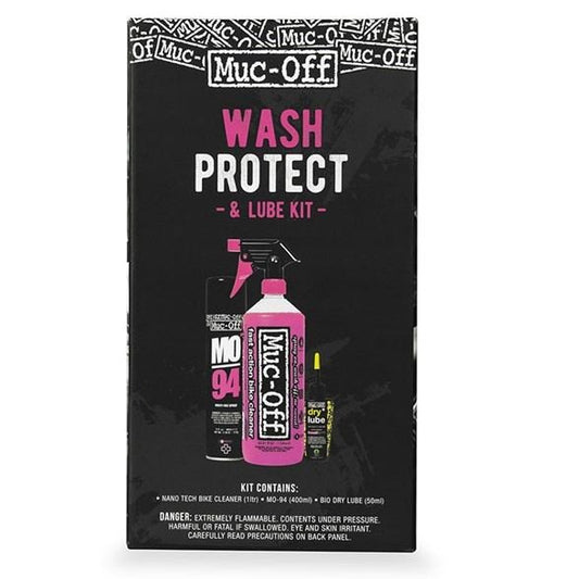 Muc-Off Wash, Protect and Dry Lube Kit