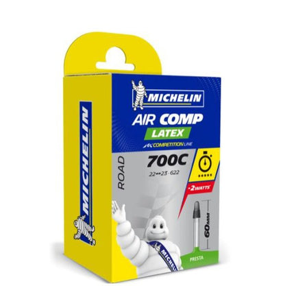 Michelin Air Comp Latex Slange 700X22-23C 60mm Presta ventil