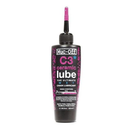 Muc-Off Wet lube C3 ceramic kædeolie 120ml.